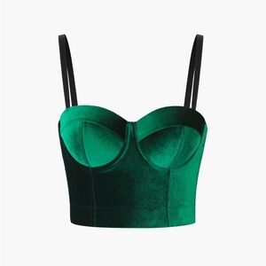 Velvet Bustier Cami Top